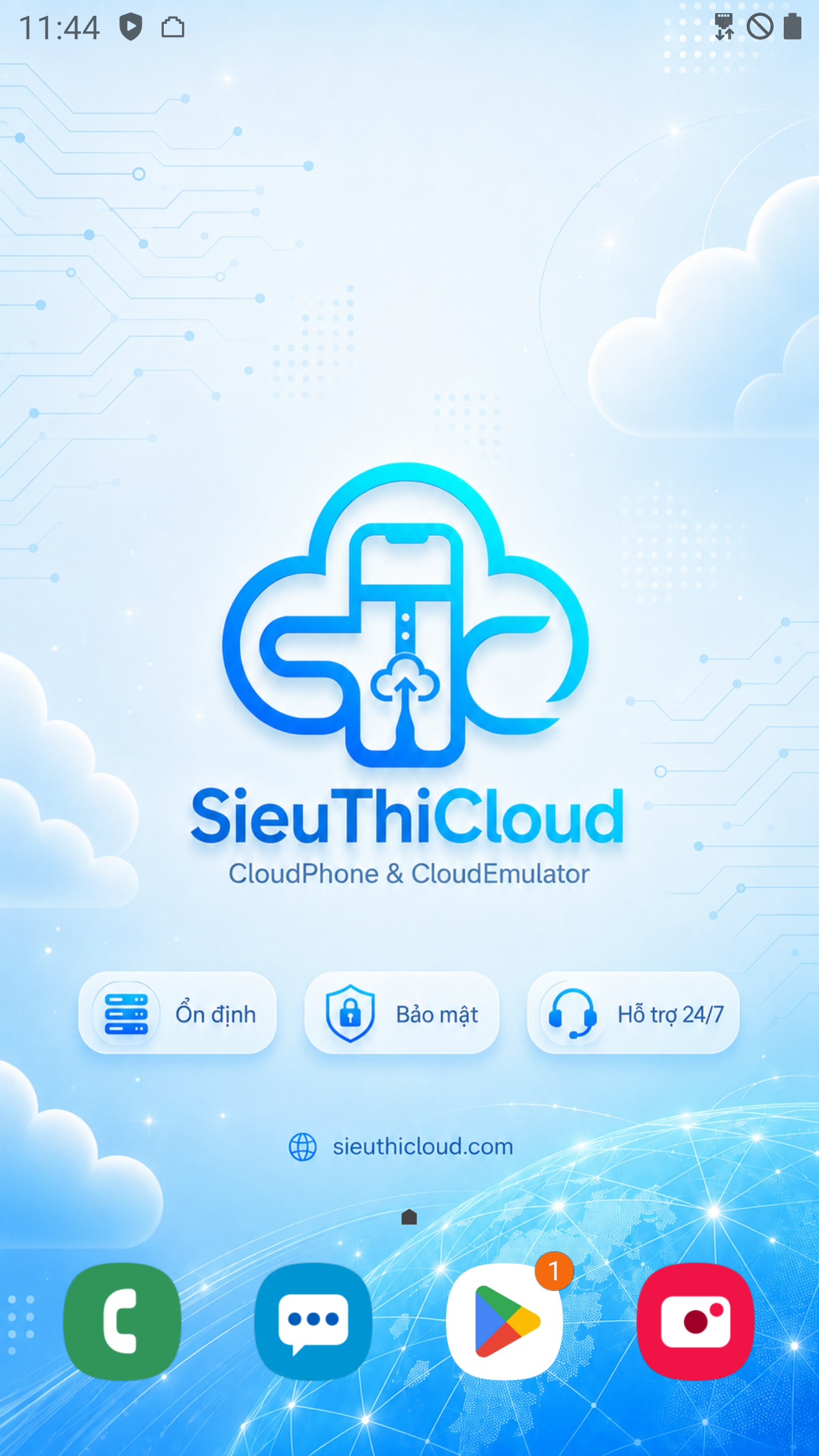 Màn hình điện thoại SieuThiCloud CloudPhone