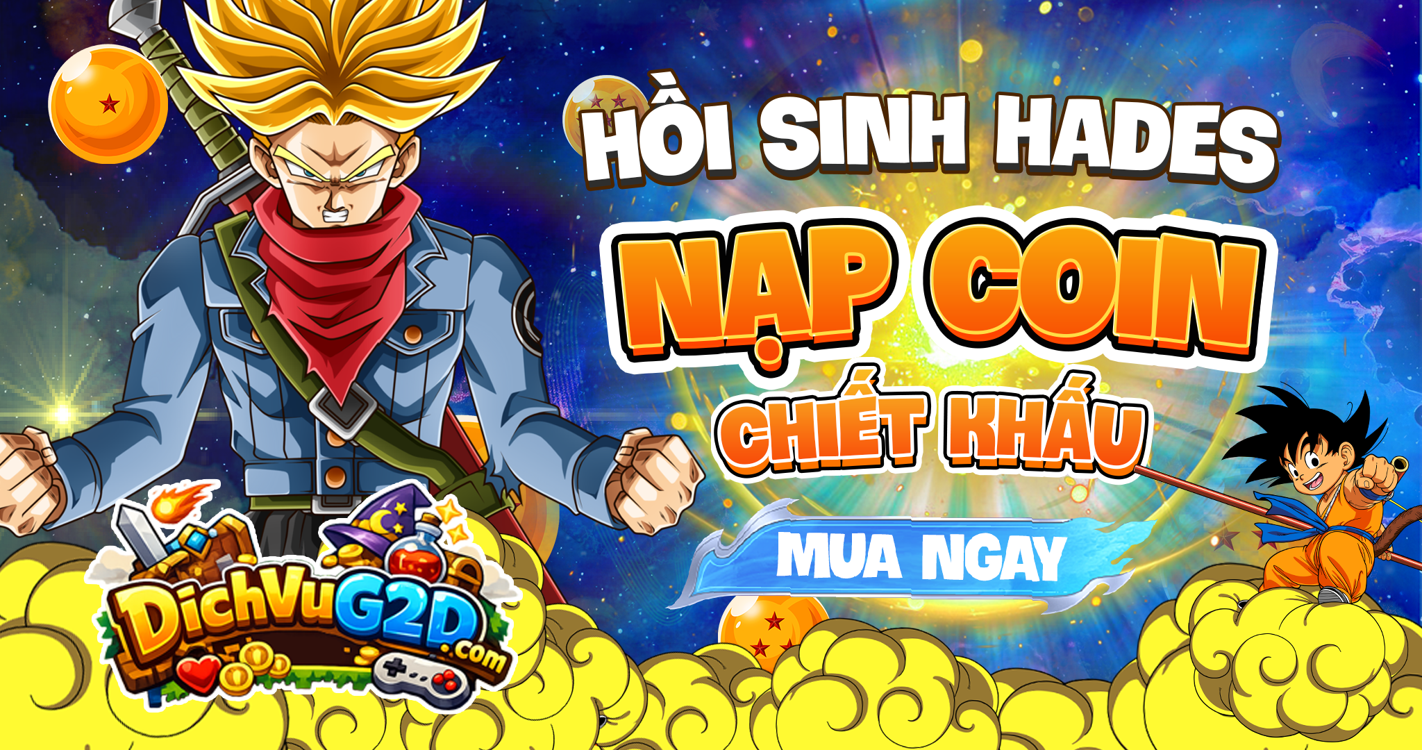 NẠP COIN CHIẾT KHẤU - HỒI SINH HADES
